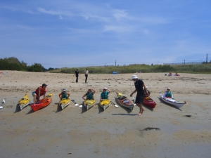 First experience beach-sea-kayak-family-quiberon-morbihan-brittany-canoe-nature-cote-sauvage