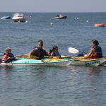 kayak en famille sur la presqu'île de Quiberon-portivy