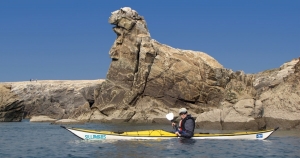sea kayak courses week end brittany-morbihan-quiberon-carnac-trinite-cave