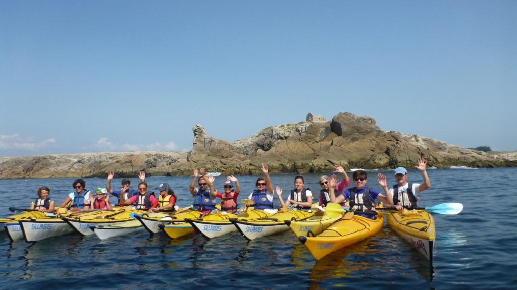 Sea Kayak Paddleboarding Brittany Quiberon morbihan