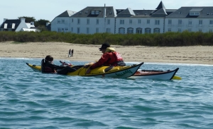 Kayak stage bretagne morbihan quiberon sillages recupération exterieure