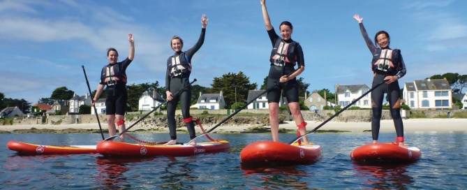 Standup paddle boarding