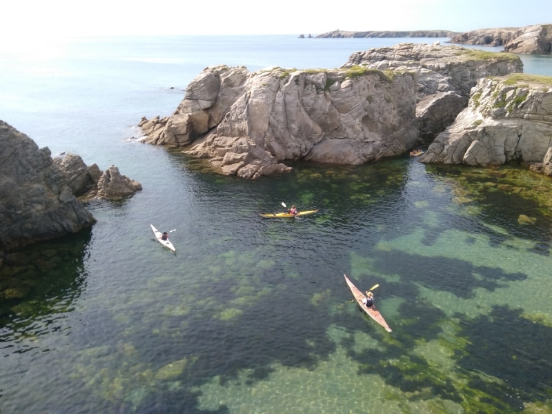 kayak quiberon morbihan bretagne cote sauvage parfaite