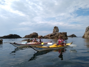 Stage kayak de mer Quiberon morbihan bretagne