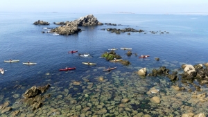 Kayak sillages quiberon morbihan bretagne