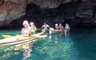 Bretagne Morbihan Quiberon Kayak grotte Sillages