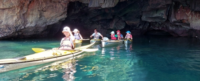 Bretagne Morbihan Quiberon Kayak grotte Sillages